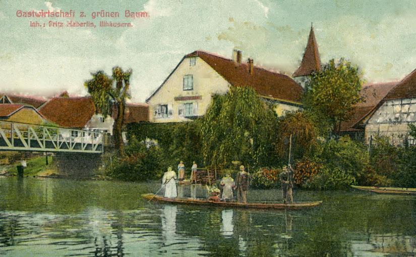 Auberge à l'arbre vert en 1910